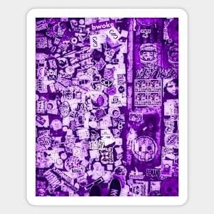 Violet Sticker Art NYC Magnet